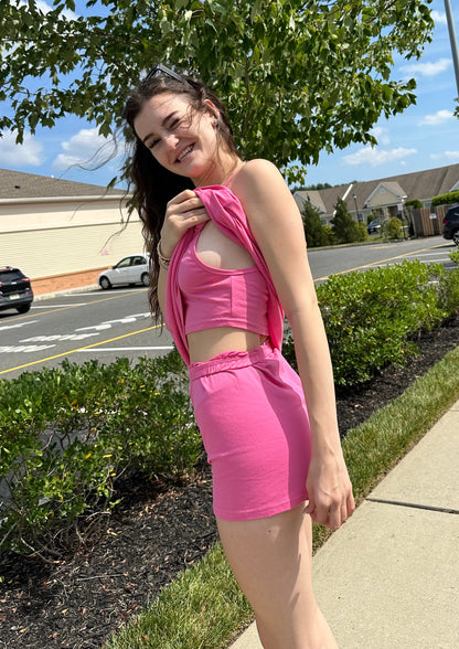 Loveglint' She's Cute Cami Dress & Shorts Set